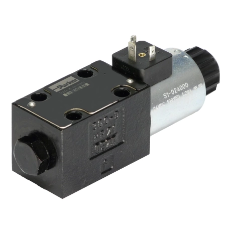 Rozdzielacz D1VW - suwak 004K (2 poz.), NBR (NG06, CETOP 03) D1VW004KNJW