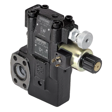 Zawór nadmiarowy R5V - 350 bar, kołpak, odciąż. 24 VDC NO, wolny rozład. (SAE 3/4, SAE62) R5V06-6953209G0QA1008