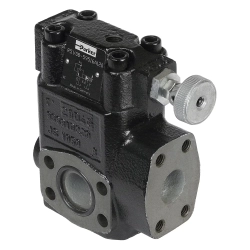 Zawór nadmiarowy prop. R5V*P2 - 350 bar, pokrętło, 12 VDC (SAE 1 1/4, SAE62) R5V10-69516P2G0RA1