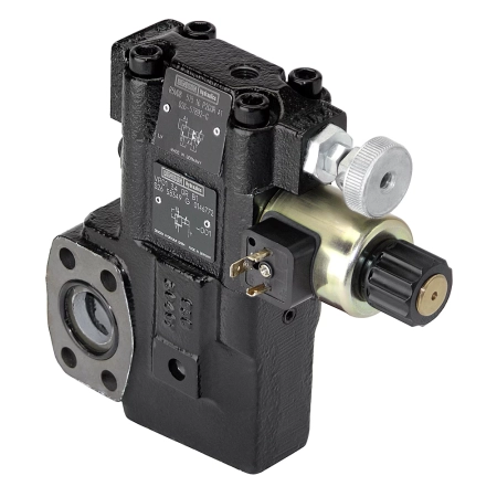Zawór nadmiarowy prop. R5V*P2 - 210 bar, kołpak, 12 VDC (SAE 1 1/2, SAE61) R5V12-39332P2G0RA1