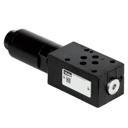 Zawór nadmiarowy RDM2 - P-T, 3-210 bar, regulacja imbusem, manometr G 1/4 (NG06, CETOP 03) RDM2PT21SVG