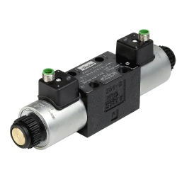 Rozdzielacz D1VW 8W - suwak 001K (2 poz.), NBR, złącze EN 175301-803 (NG06, CETOP 03) D1VW001KNJWL